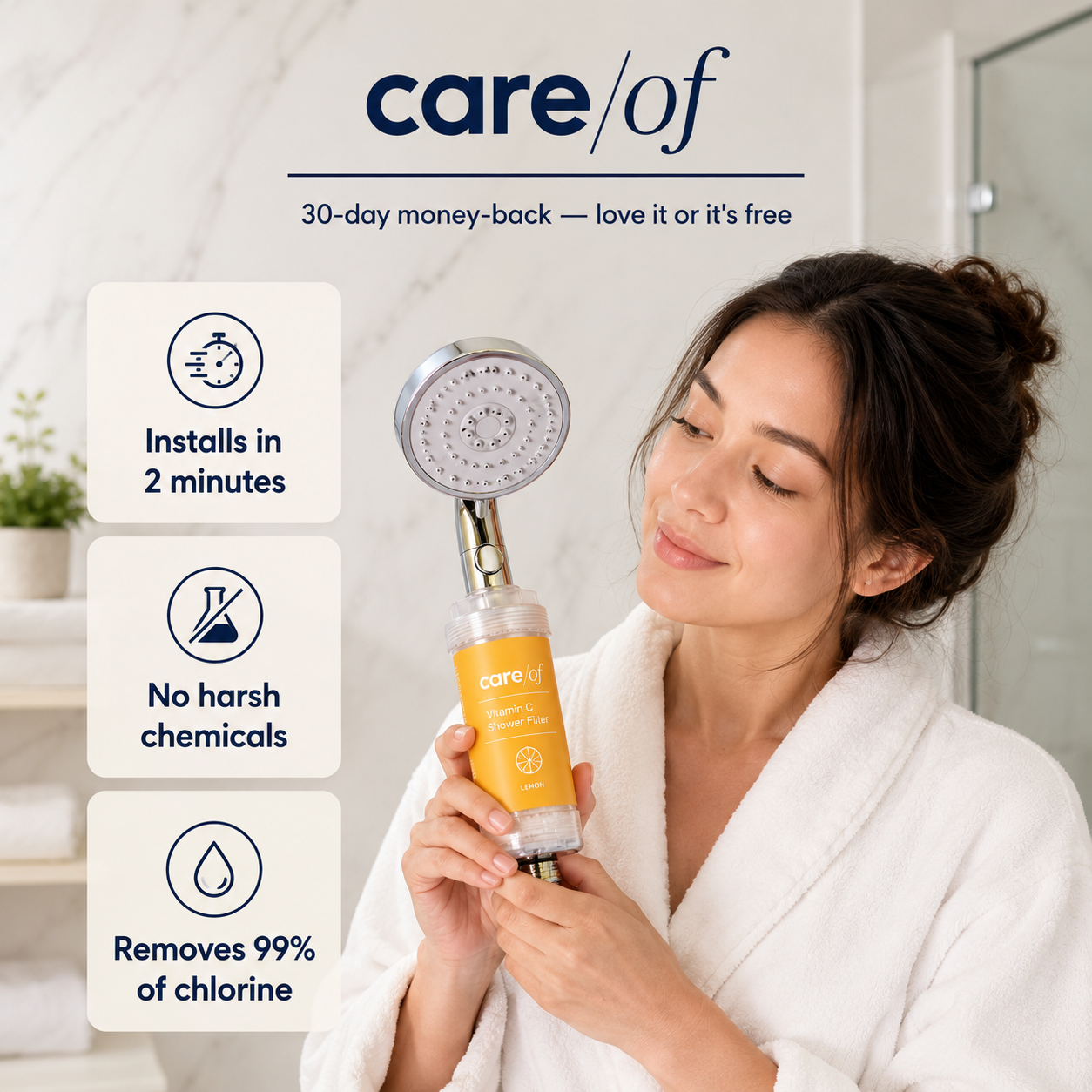 Glow Filter Showerhead — Oil+ Vitamin C K-Beauty Ritual