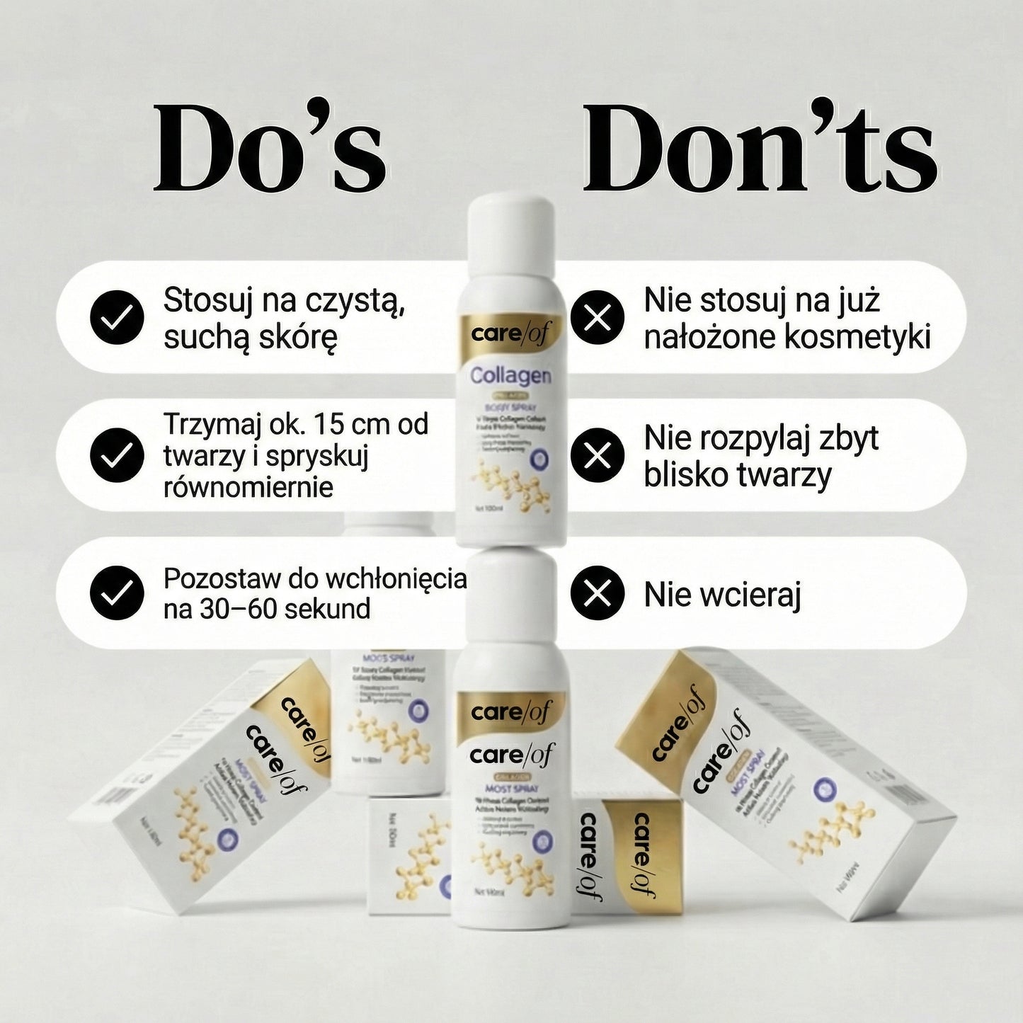 Spray z kolagenem ujędrniającym