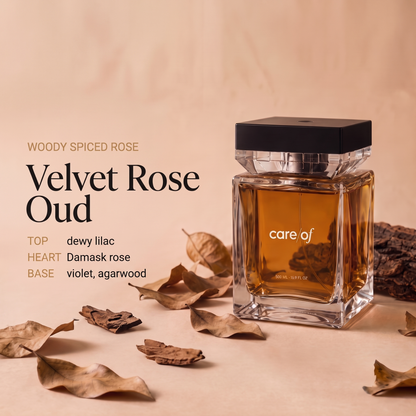 Velvet Rose Oud: dewy lilac / Damask rose / violet, agarwood
